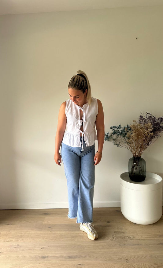 White tie top