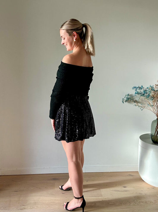 Elastic waist skirt
