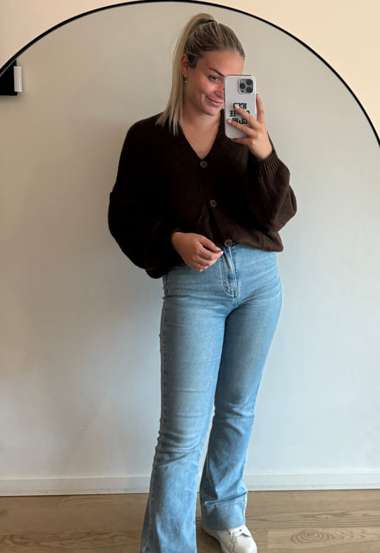 Black coffee cardigan