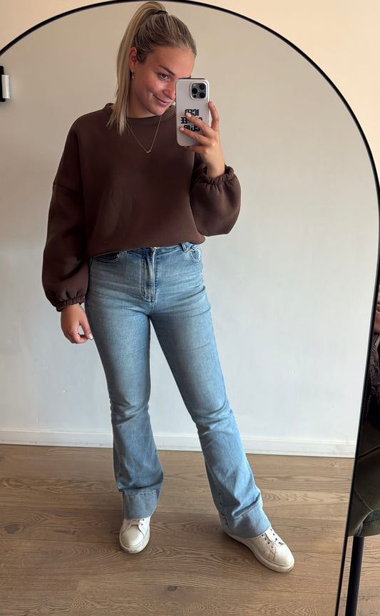 Bisou sweater brown