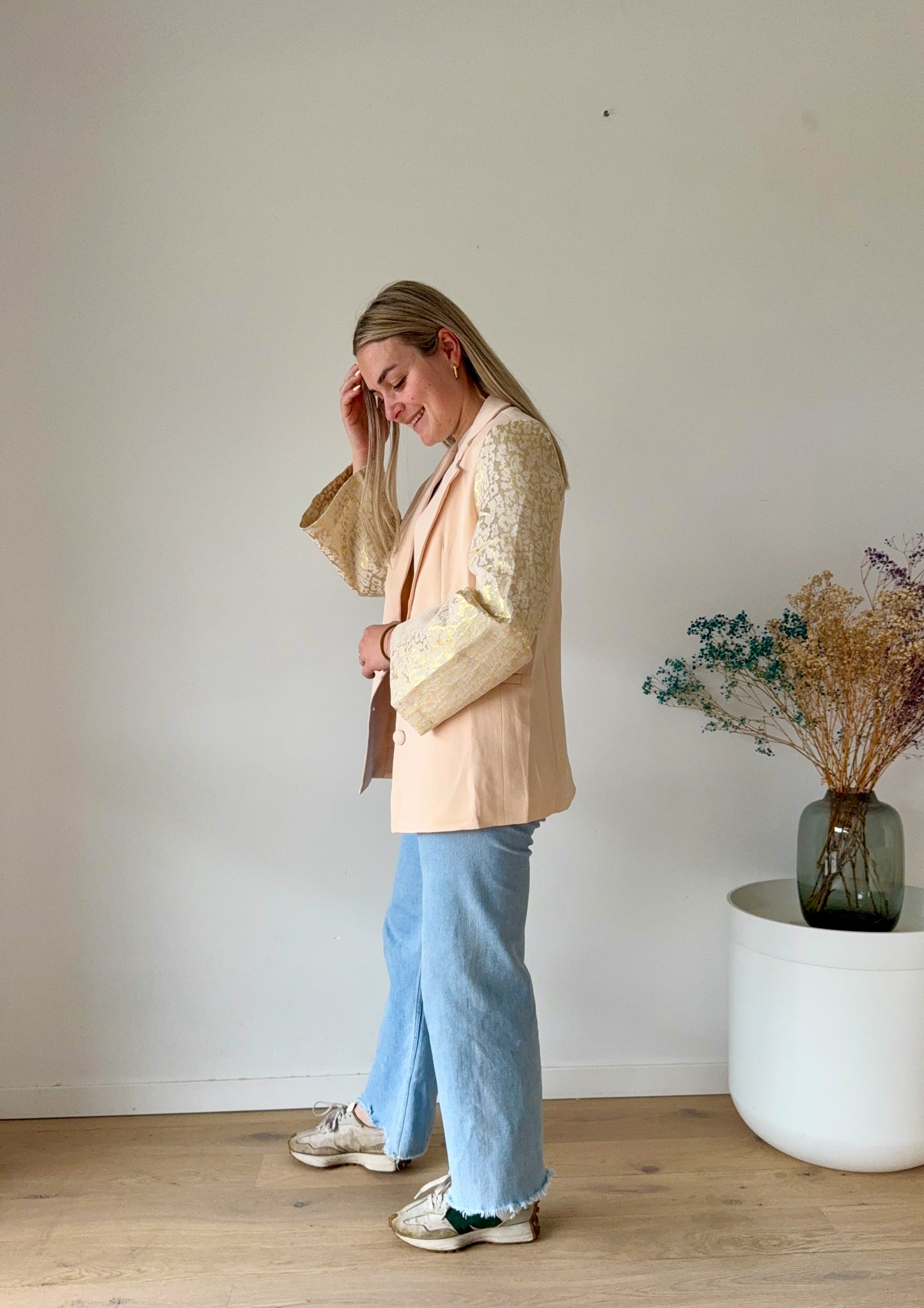 Pink blazer