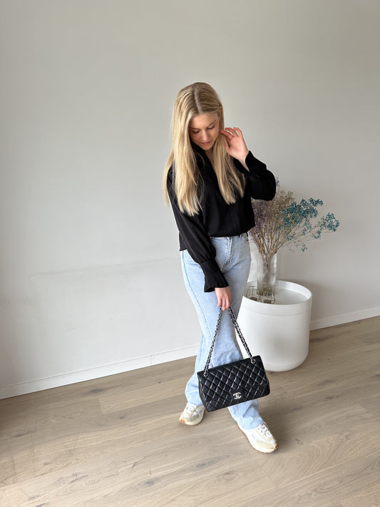 Black classy blouse