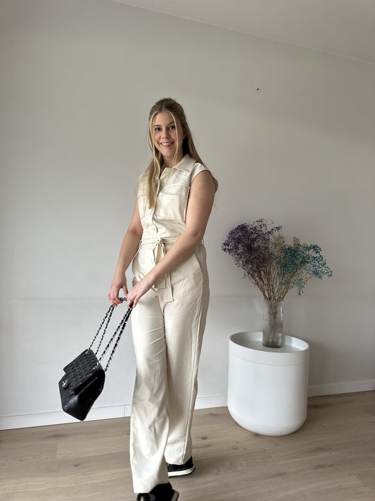 Crème jumpsuit