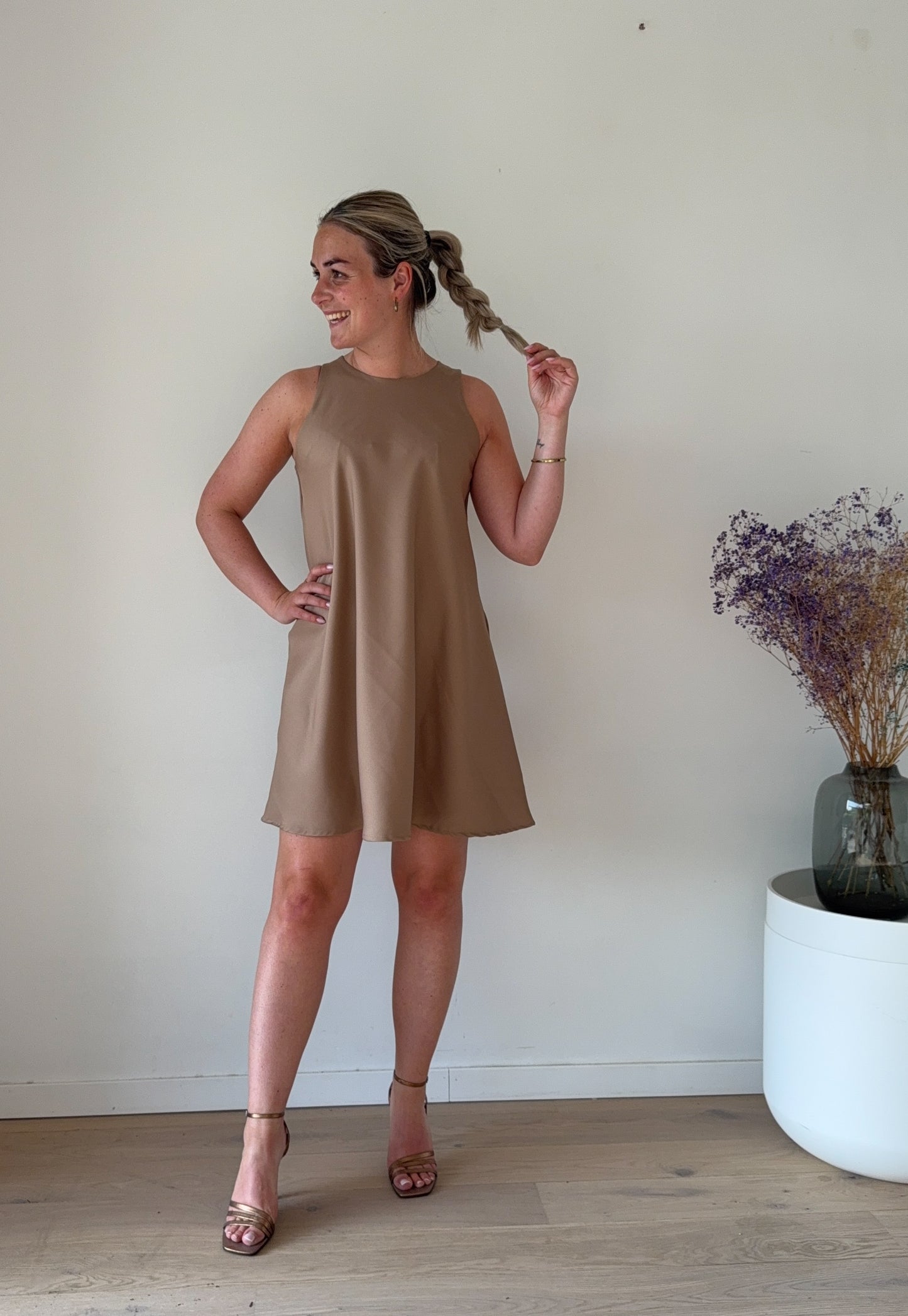 Camel dress